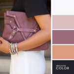 Plum color and light tones